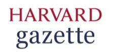 Harvard Gazette logo.